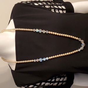 Pearl & Crystal Necklace